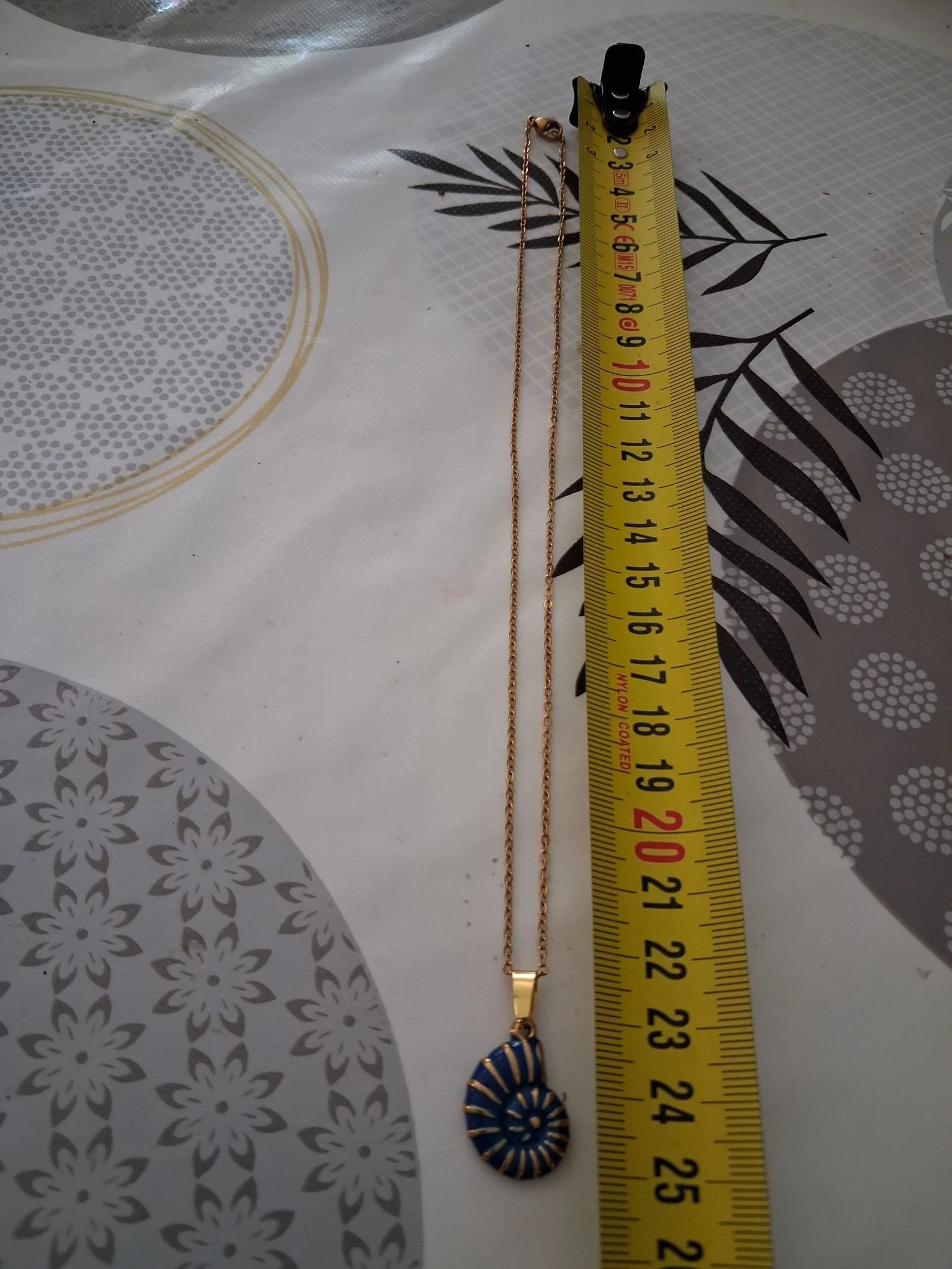 Halsketting met een hanger in de vorm van een schelp – photo 4